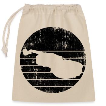 Violon - Sac cadeau en coton avec cordon (25 x 30 cm) - nature - Devant