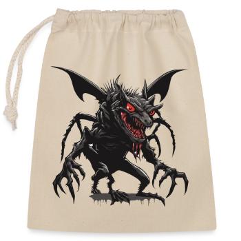 Chupacabra / Sucking Creature / Monster /Spain - Closable cotton gift bag (25x30cm) - nature - Front