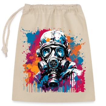 Apocalypse / Doomsday / Destruction / Anarchy - Closable cotton gift bag (25x30cm) - nature - Front