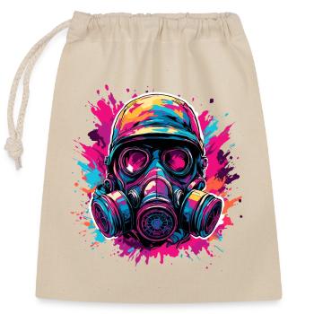 Apocalypse / Doomsday / Destruction / Anarchy - Closable cotton gift bag (25x30cm) - nature - Front