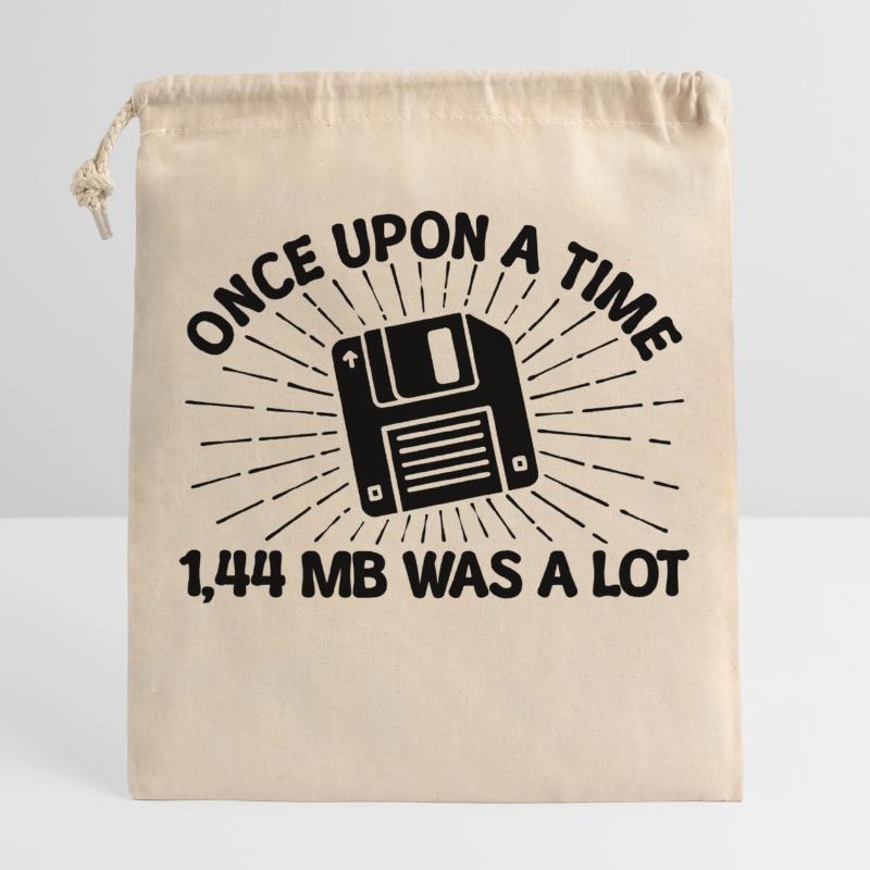 Programmer Debug Skripting Developer Statement Closable cotton gift bag (25x30cm)