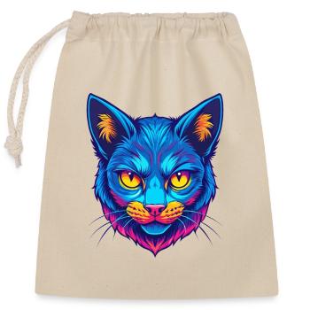 Australische Nebelkatze Rasse Karikatur Kawaii Tier Pe - Verschließbarer Geschenkbeutel aus Baumwolle (25x30cm) - Natur - Vorne
