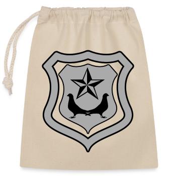 Colombes - Sac cadeau en coton avec cordon (25 x 30 cm) - nature - Devant