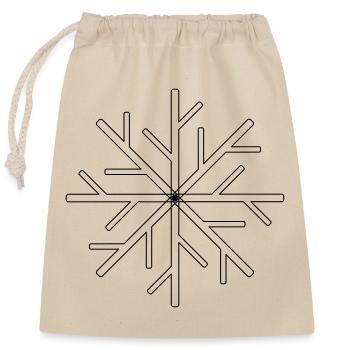 Stage Crystal - Closable cotton gift bag (25x30cm) - nature - Front