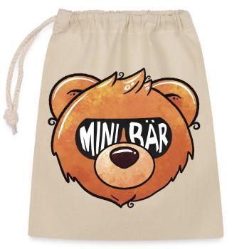 Enfanter - Sac cadeau en coton avec cordon (25 x 30 cm) - nature - Devant