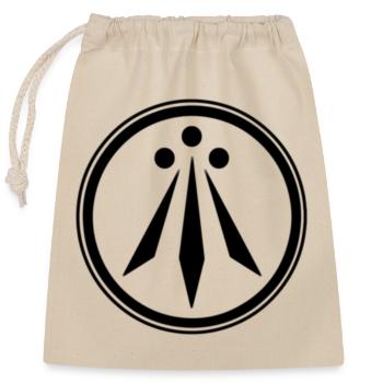Awen Celta Techno - Vêtements pour fêtes de festival rave - Sac cadeau en coton avec cordon (25 x 30 cm) - nature - Devant