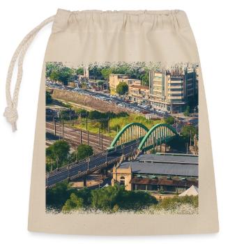 Belo Horizonte, brasilianische Stadt - Verschließbarer Geschenkbeutel aus Baumwolle (25x30cm) - Natur - Vorne
