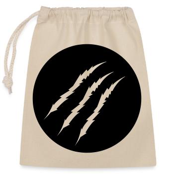 griffe - Sac cadeau en coton avec cordon (25 x 30 cm) - nature - Devant