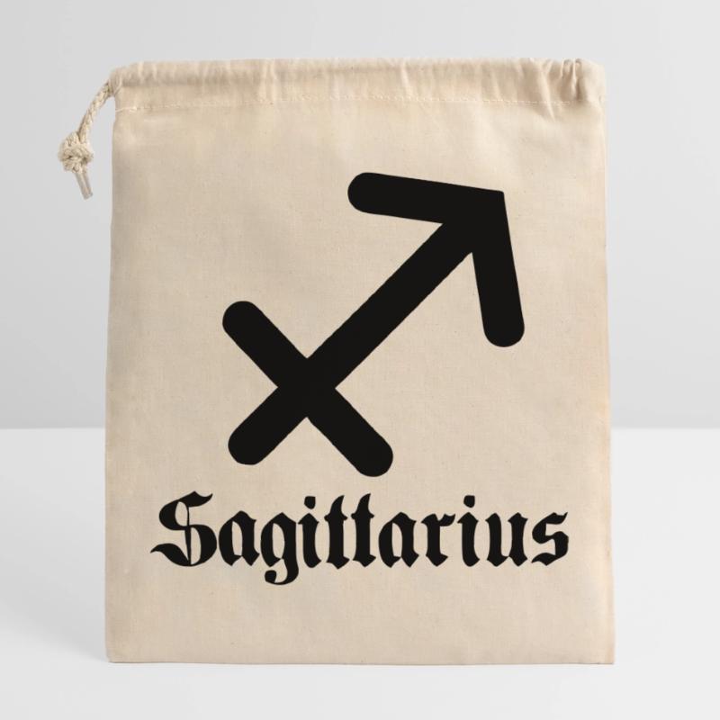 Boogschutter Sagittarius Closable cotton gift bag (25x30cm)