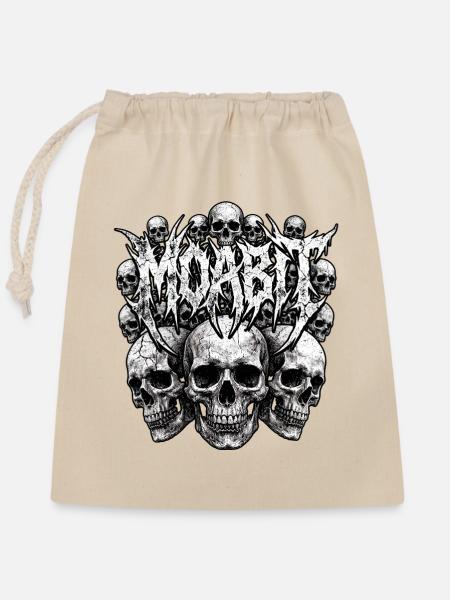 Moabit Berlin Heavy Metal - Verschließbarer Geschenkbeutel aus Baumwolle (25x30cm) - Natur