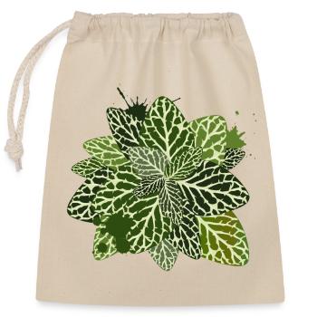 Mosaïque Dans le style Graffiti - Sac cadeau en coton avec cordon (25 x 30 cm) - nature - Devant
