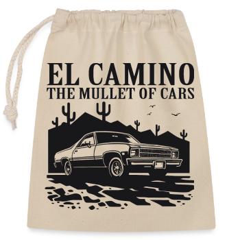 El Camino The Mullet of Cars - Closable cotton gift bag (25x30cm) - nature - Front