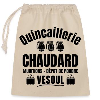 septième compagnie, 7ème compagnie, film culte - Sac cadeau en coton avec cordon (25 x 30 cm) - nature - Devant