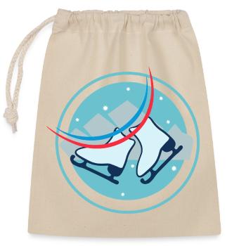 Duo Speed Skate Skates - Closable cotton gift bag (25x30cm) - nature - Front