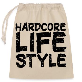 HC Lifestyle - Closable cotton gift bag (25x30cm) - nature - Front