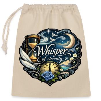 Whisper of eternity - Closable cotton gift bag (25x30cm) - nature - Front