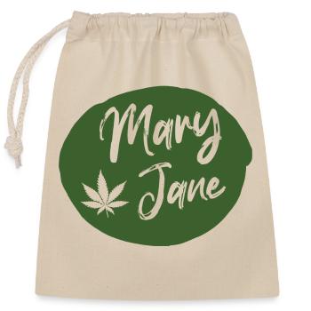 Mary Jane Drop - Verschließbarer Geschenkbeutel aus Baumwolle (25x30cm) - Natur - Vorne