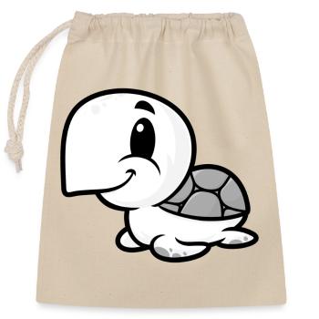 Marine Conservation - Closable cotton gift bag (25x30cm) - nature - Front