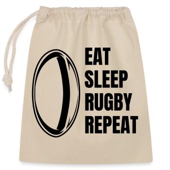 Rugby Coach Rugby Team Rugby Player Gift - Closable cotton gift bag (25x30cm) - nature - Front