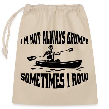 Rowing Rowing Team Rowing Rowing Club - Closable cotton gift bag (25x30cm) - nature - Front
