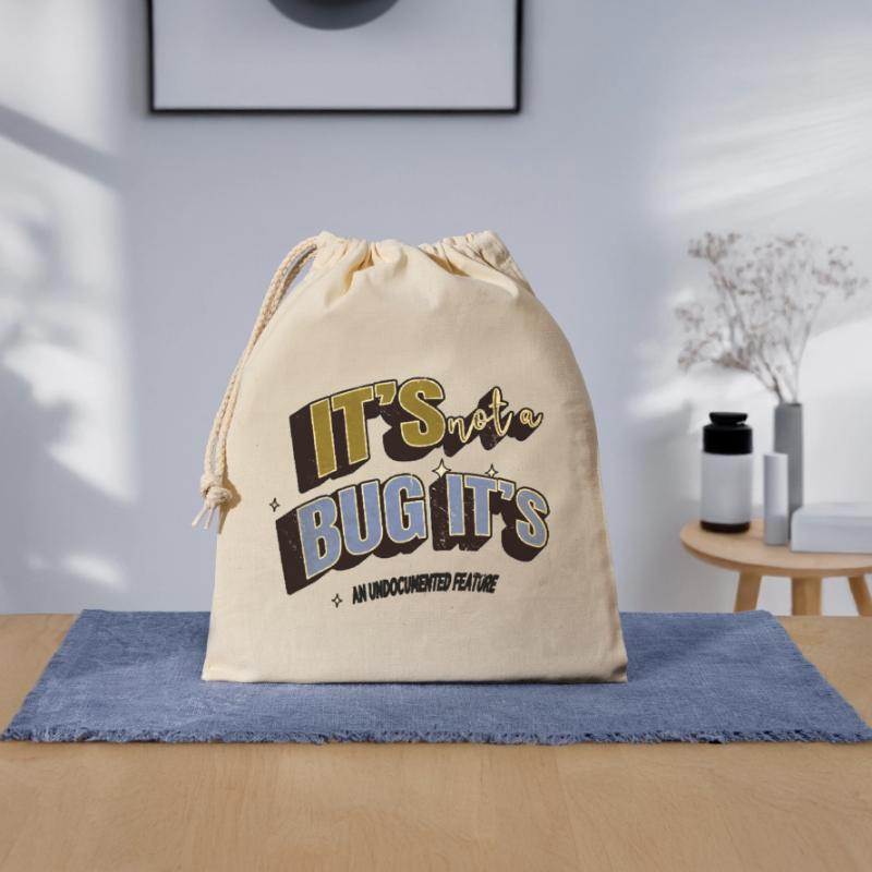 programming coding funny quote quote data science Verschließbarer Geschenkbeutel aus Baumwolle (25x30cm)