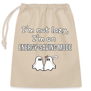 V01 CITATIONS DE GHOST 09 - Sac cadeau en coton avec cordon (25 x 30 cm) - nature - Devant
