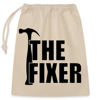 The Fixer ! - Sac cadeau en coton avec cordon (25 x 30 cm) - nature - Devant