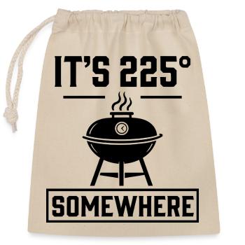 Humor Barbecue Grill Dad | BBQ Master Gift - Closable cotton gift bag (25x30cm) - nature - Front