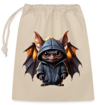 The Shadow Jumper - Closable cotton gift bag (25x30cm) - nature - Front