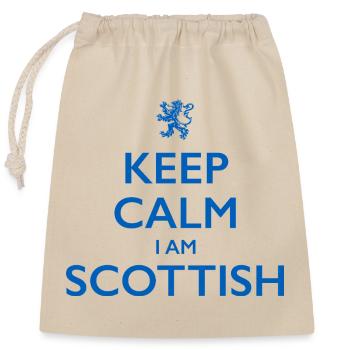 Scottish Scot, Écosse - Sac cadeau en coton avec cordon (25 x 30 cm) - nature - Devant