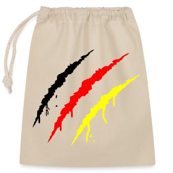 krallen_deutschland - Sac cadeau en coton avec cordon (25 x 30 cm) - nature - Devant