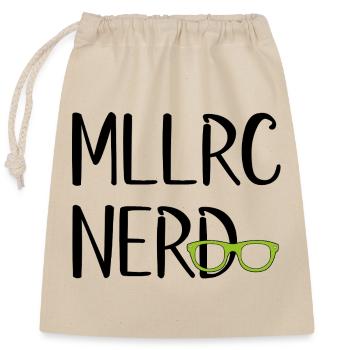 T-Shirt - "MLLRC" Mallorca Nerd - Verschließbarer Geschenkbeutel aus Baumwolle (25x30cm) - Natur - Vorne