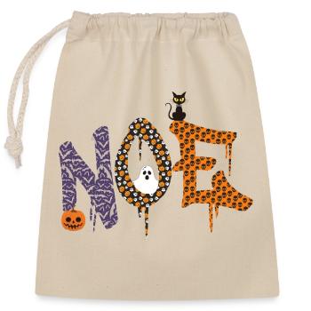 Noé prénom Cadeau personnalisé prénom noe - Sac cadeau en coton avec cordon (25 x 30 cm) - nature - Devant