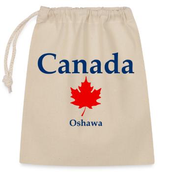 Oshawa - Ontario - Canada - Kanada - Verschließbarer Geschenkbeutel aus Baumwolle (25x30cm) - Natur - Vorne