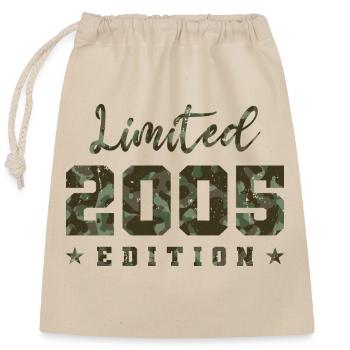 Limited 2005 Edition Camouflage - Verschließbarer Geschenkbeutel aus Baumwolle (25x30cm) - Natur - Vorne