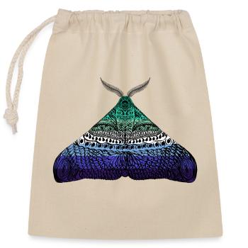Papillon de la fierté gaie - Sac cadeau en coton avec cordon (25 x 30 cm) - nature - Devant