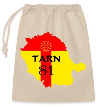 Tarn 81 - Verschließbarer Geschenkbeutel aus Baumwolle (25x30cm) - Natur - Vorne