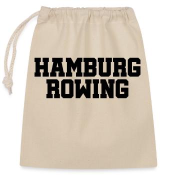 Hamburg Rowing - Rudern - Sport - Aviron - Closable cotton gift bag (25x30cm) - nature - Front