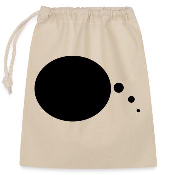 bulle - Sac cadeau en coton avec cordon (25 x 30 cm) - nature - Devant