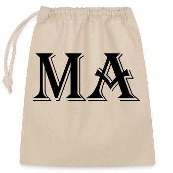 Mannheim Monnem Mannheimat - Sac cadeau en coton avec cordon (25 x 30 cm) - nature - Devant