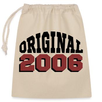 Original 2006 - Sac cadeau en coton avec cordon (25 x 30 cm) - nature - Devant