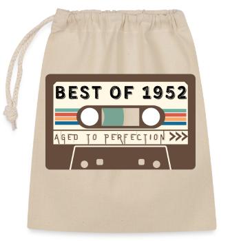 Best of 1952 - Sac cadeau en coton avec cordon (25 x 30 cm) - nature - Devant