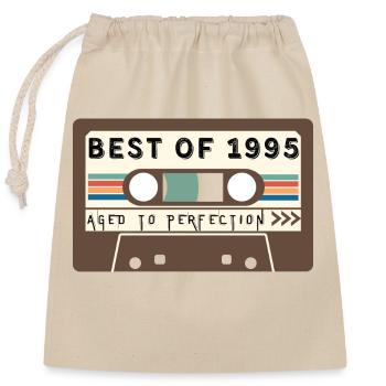Best of 1995 - Sac cadeau en coton avec cordon (25 x 30 cm) - nature - Devant