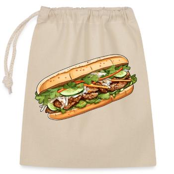 Banh Mi Vietnam - Verschließbarer Geschenkbeutel aus Baumwolle (25x30cm) - Natur - Vorne