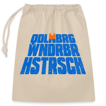 Quedlinburg (Wunderbar-historisch-Edition) - Sac cadeau en coton avec cordon (25 x 30 cm) - nature - Devant
