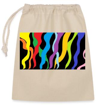 Fumée redimensionnée - Sac cadeau en coton avec cordon (25 x 30 cm) - nature - Devant