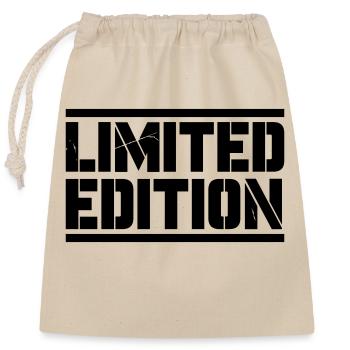 Édition limitée - Sac cadeau en coton avec cordon (25 x 30 cm) - nature - Devant