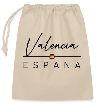 Spain - Valencia - Spain - España - Closable cotton gift bag (25x30cm) - nature - Front