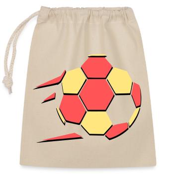 Football Fan 2026 Action - Closable cotton gift bag (25x30cm) - nature - Front