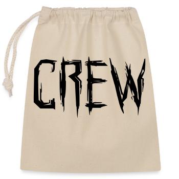 Crew Team Mannschaft - Closable cotton gift bag (25x30cm) - nature - Front
